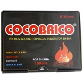Легковоспламеняющийся древесный уголь Cocobrico 10 штук (Кокобрико) самораспаливающийся