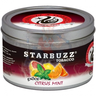 Табак Цитрусы и Мята (Citrus Mint) 100г Starbuzz (Старбаз)